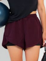 Shorts com Sobreposição e Bolso Lateral Juliana 