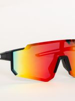 Óculos de Sol Esportivo Shield com Lente Espelhada Nina 