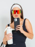 Óculos de Sol Esportivo Shield com Lente Espelhada Nina 