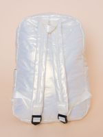 Mochila Média Acetinada com Bolso Frontal Patrícia 