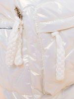 Mochila Média Acetinada com Bolso Frontal Patrícia 