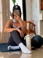 Macacão Canelado em Poliamida com Scrunch Butt Fernanda