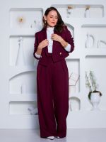Blazer Cropped Alfaiataria Estruturado Emanuelle 