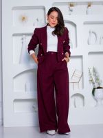 Blazer Cropped Alfaiataria Estruturado Emanuelle 