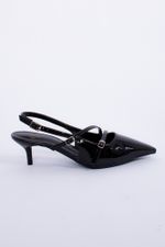 Scarpin Feminino Slingback Verniz Tali