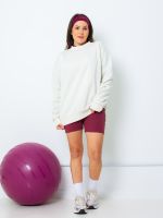 Blusa de Moletom Peluciado Washed Amanda