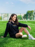 Blusa Moletom Canguru Brasil com Capuz Milena
