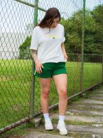T-Shirt Oversized Brasil em Algodão Raíssa