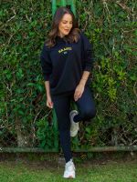 Blusa Moletom Oversized Brasil Luísa