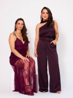 Vestido Feminino Longo de Renda Alças Finas Priscila