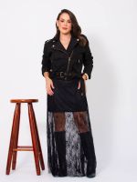 Jaqueta Suede Feminina Curta com Cinto Betina 