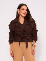 Casaco Feminino Lã Batida Curto Priscila