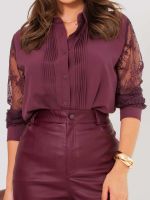 Camisa Feminina com Renda Lorena 