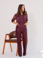 Calça Feminina Resinada Cintura Alta Lara 