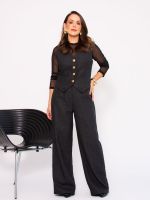 Calça Feminina Alfaiataria Tweed Milena 