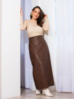 Blusa Feminina de Renda Transparente Manga Longa com Top Incluso Betina