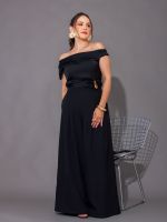Calça Feminina Alfaiataria Wide Leg Cintura Média com Pregas Bruna