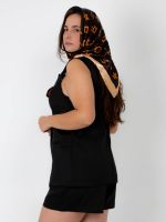 Conjunto Alfaiataria de Colete Alongado e Shorts Talita