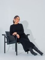 Blusa Feminina de Tricô Manga Trançada Gola Careca Débora
