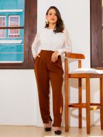 Body Feminino de Renda Manga Longa com Forro Luana