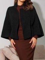 Casaqueto Feminino de Tricô Manga Ampla Estilo Kimono Luiza