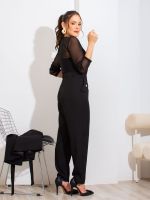 Calça Feminina Alfaiataria Reta com Bolsos Frontais Magda