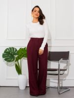 Blusa Feminina Tricô Modal Básica Manga Longa Pati