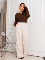 Blusa Feminina Tricô Modal Básica Manga Longa Pati