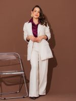 Blazer Feminino Alfaiataria com Bolsos Marcela
