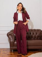 Blazer Feminino Alfaiataria com Bolsos Marcela