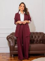 Blazer Feminino Alfaiataria com Bolsos Marcela