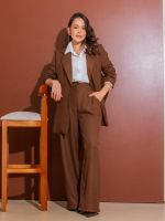 Blazer Feminino Alfaiataria com Bolsos Marcela