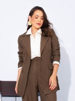 Blazer Feminino Alfaiataria com Bolsos Marcela