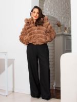 Calça Feminina Alfaiataria Reta com Bolsos Marcela
