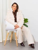 Calça Feminina Alfaiataria Reta com Bolsos Marcela