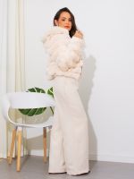Calça Feminina Alfaiataria Reta com Bolsos Marcela