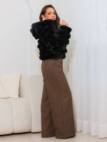 Calça Feminina Alfaiataria Reta com Bolsos Marcela