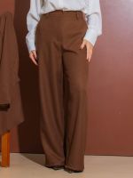 Calça Feminina Alfaiataria Reta com Bolsos Marcela