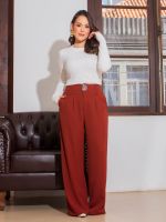 Blusa Feminina Tricô Modal Básica Manga Longa Mel