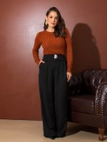 Blusa Feminina Tricô Modal Básica Manga Longa Mel