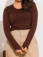 Blusa Feminina Térmica Básica Manga Longa Bella
