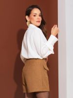 Shorts Feminino Alfaiataria Cintura Alta Scarlett