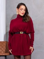 Blusão Feminino Tricô Modal Gola Alta Isadora