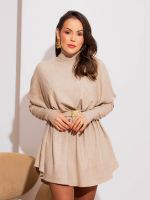 Blusão Feminino Tricô Modal Gola Alta Isadora