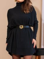 Blusão Feminino Tricô Modal Gola Alta Isadora