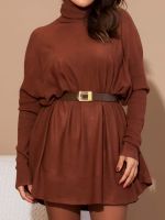 Blusão Feminino Tricô Modal Gola Alta Isadora