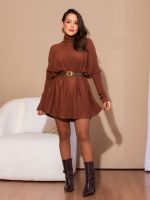 Blusão Feminino Tricô Modal Gola Alta Isadora