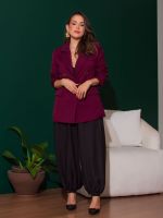 Blazer Feminino Alfaiataria Acinturado Scarlett