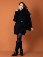 Conjunto Feminino Vestido em Tricô com Lenço Angelina
