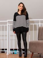 Calça Feminina Legging Couro Eco com Recortes Alice